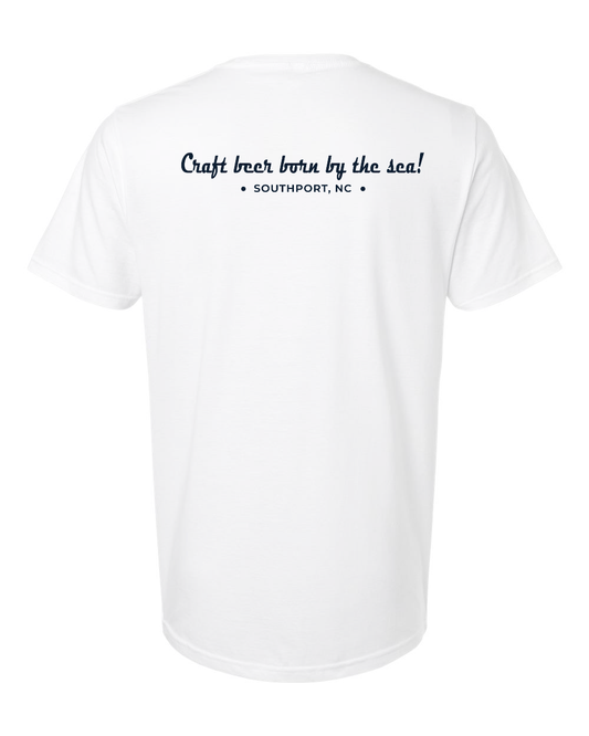 Cape Side Brewing Surfing Mural Unisex Softstyle® T-Shirt - 64000