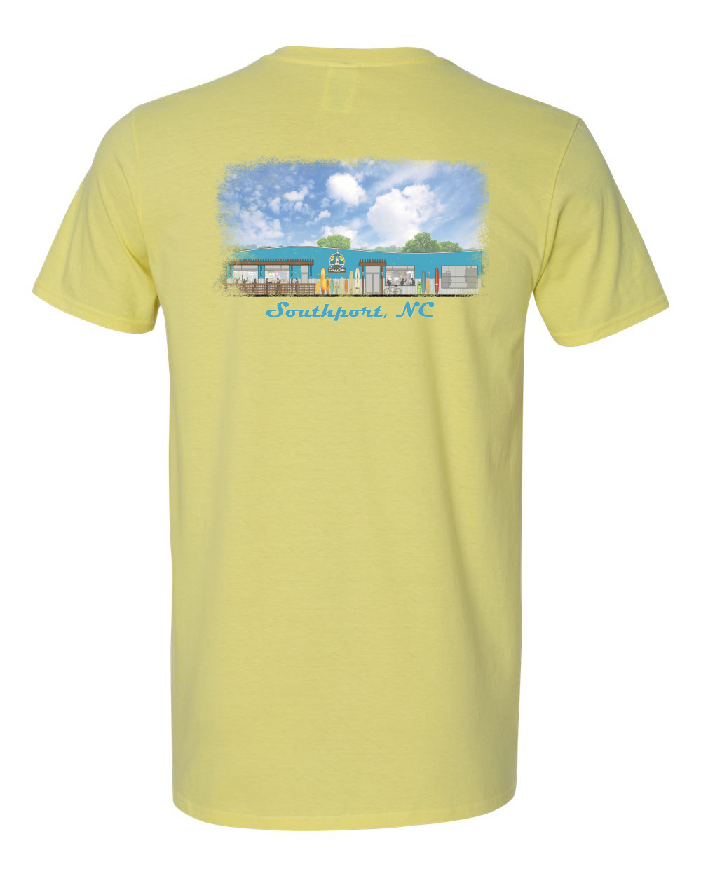Cape Side Brewing Facade Unisex Softstyle® T-Shirt - 64000