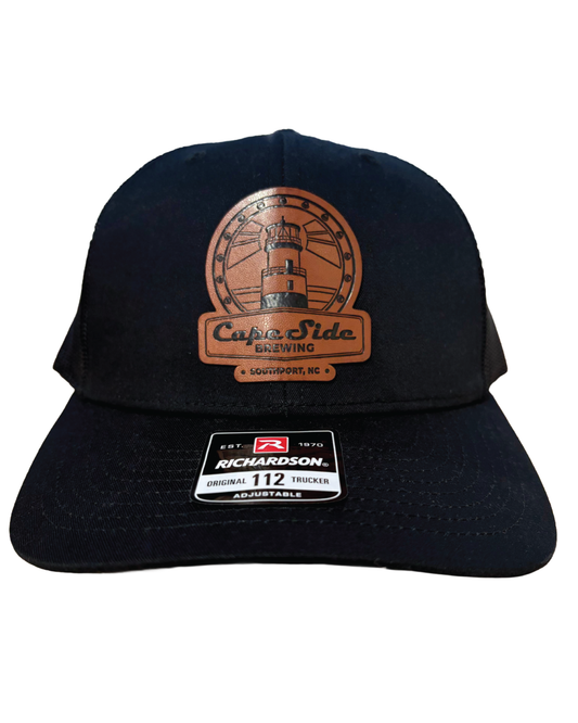 Cape Side Brewing Leather Patch Richardson Trucker Cap -  112